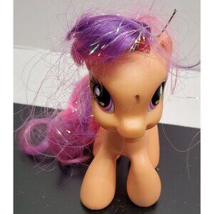 Vintage My Little Pony Toy With Purple-Pink Hair & Glitter